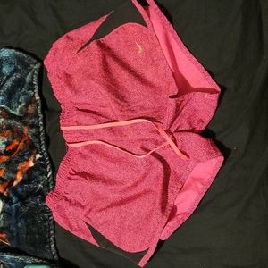 Pink Nike shorts
